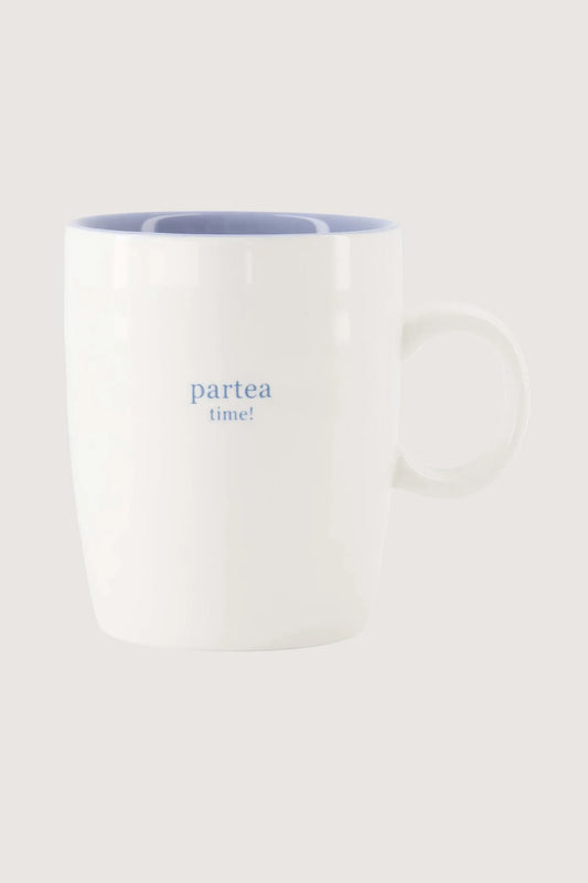 Zusss - Theemok partea time - Wit / Lichtblauw