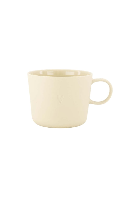 Zusss - Cappuccino mok hartje - Warm zand