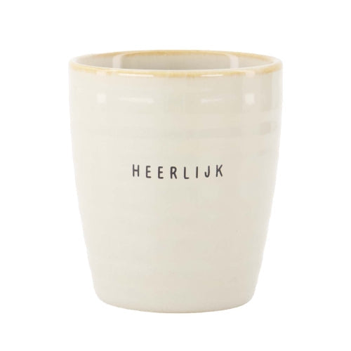 Zusss - Koffie mok heerlijk - Zand