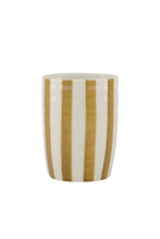 Afbeelding in Gallery-weergave laden, Zusss Koffiemok streep - Wit/Oker
