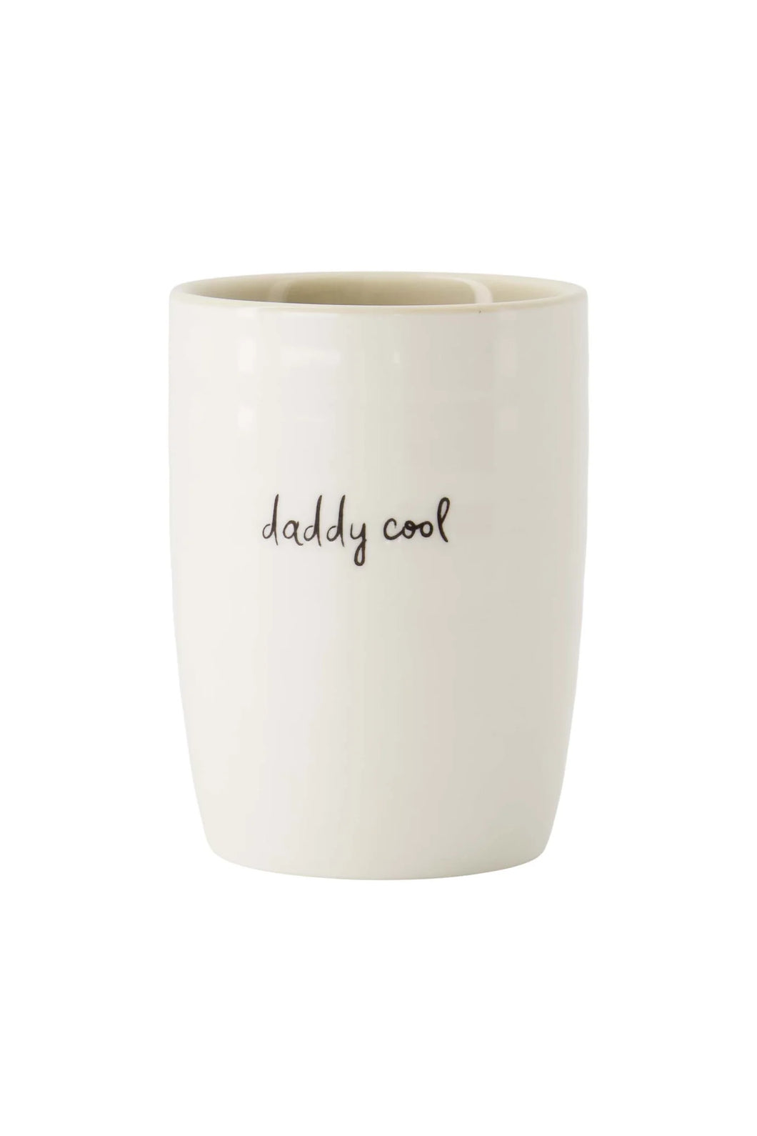 Zusss - Koffiemok daddy cool wit/zand/zwart