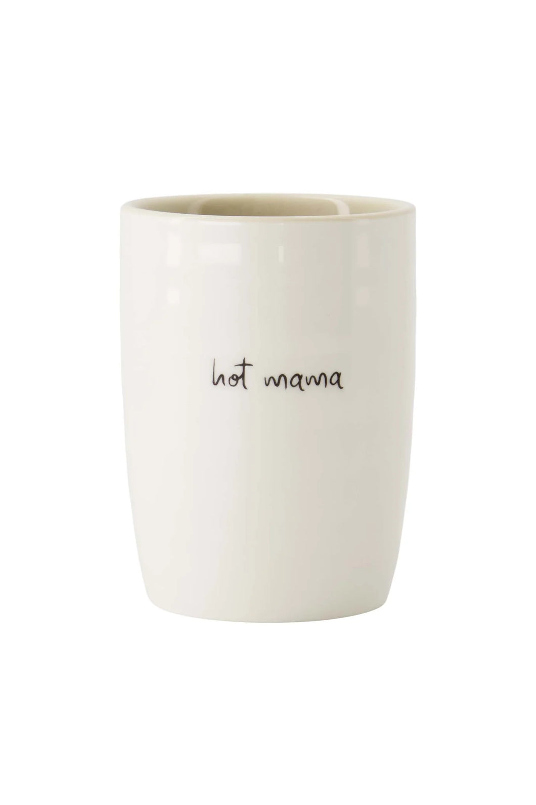 Zusss - Koffiemok hot mama wit/zand/zwart