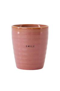 Zusss - Koffiemok smile burgundy