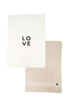 Afbeelding in Gallery-weergave laden, Zusss - Keukenset Streep Love Hartje - Zand
