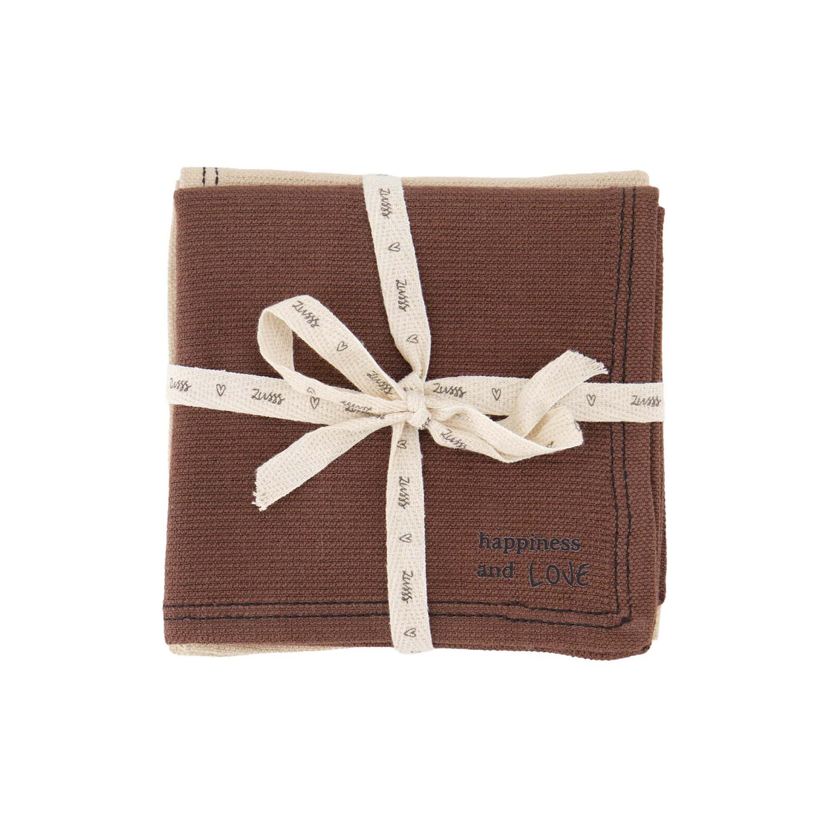 Zusss - Vaatdoekjes Happiness set van 4