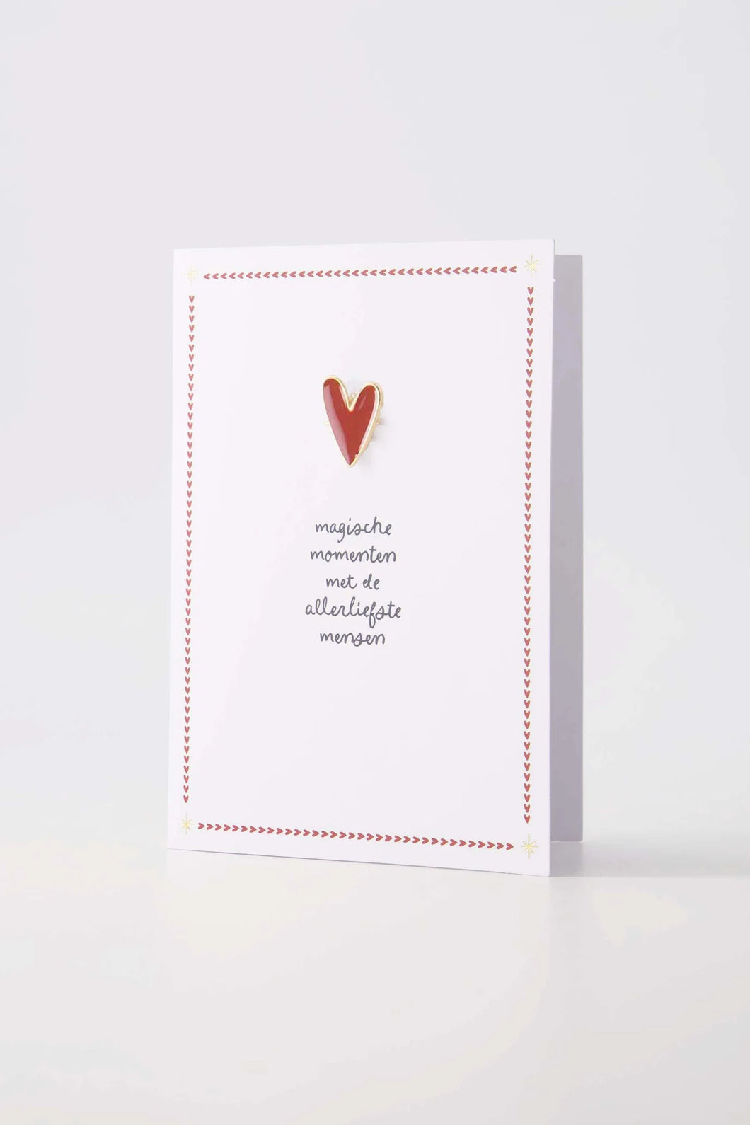 Zusss wenskaart broche magische momenten - Wit