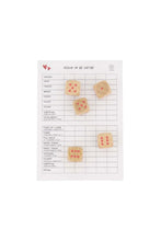 Afbeelding in Gallery-weergave laden, Zusss - Spelletje yahtzee - Wit/rood
