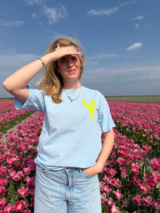 T-shirt sealover - Lichtblauw