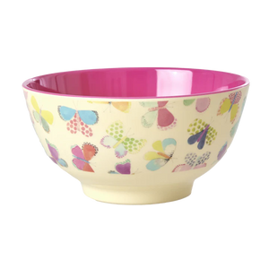 Melamine Bowl medium - Butterfly print
