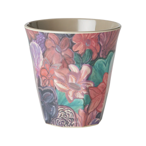 Melamine cup medium - Rice Forest Flower