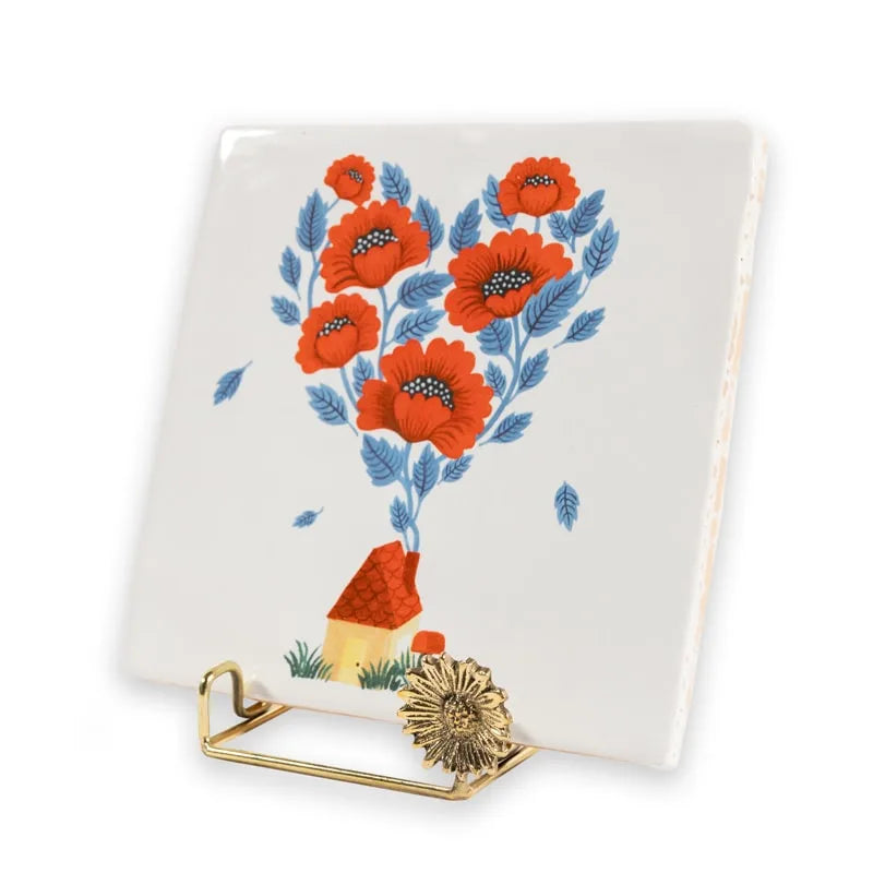 Storytiles Holdie - Gouden bloem Daisy