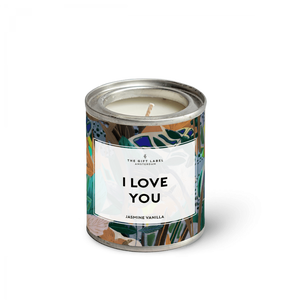 Geurkaars in blik I love you - Jasmine Vanilla
