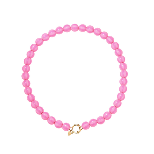 Kralenketting Candy S - Roze/lichtroze