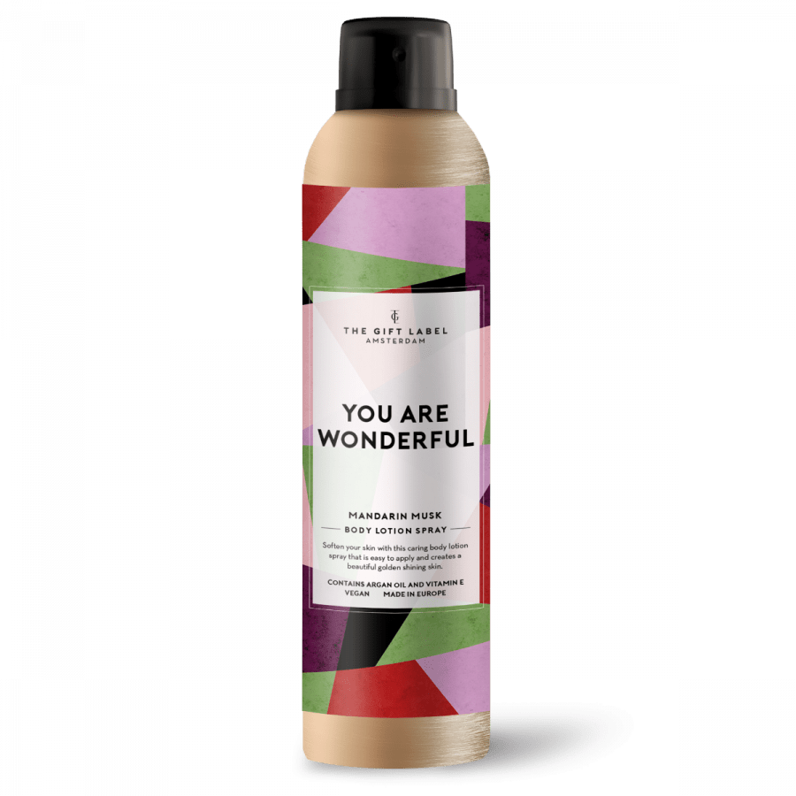 Body lotion spray - You are wonderful