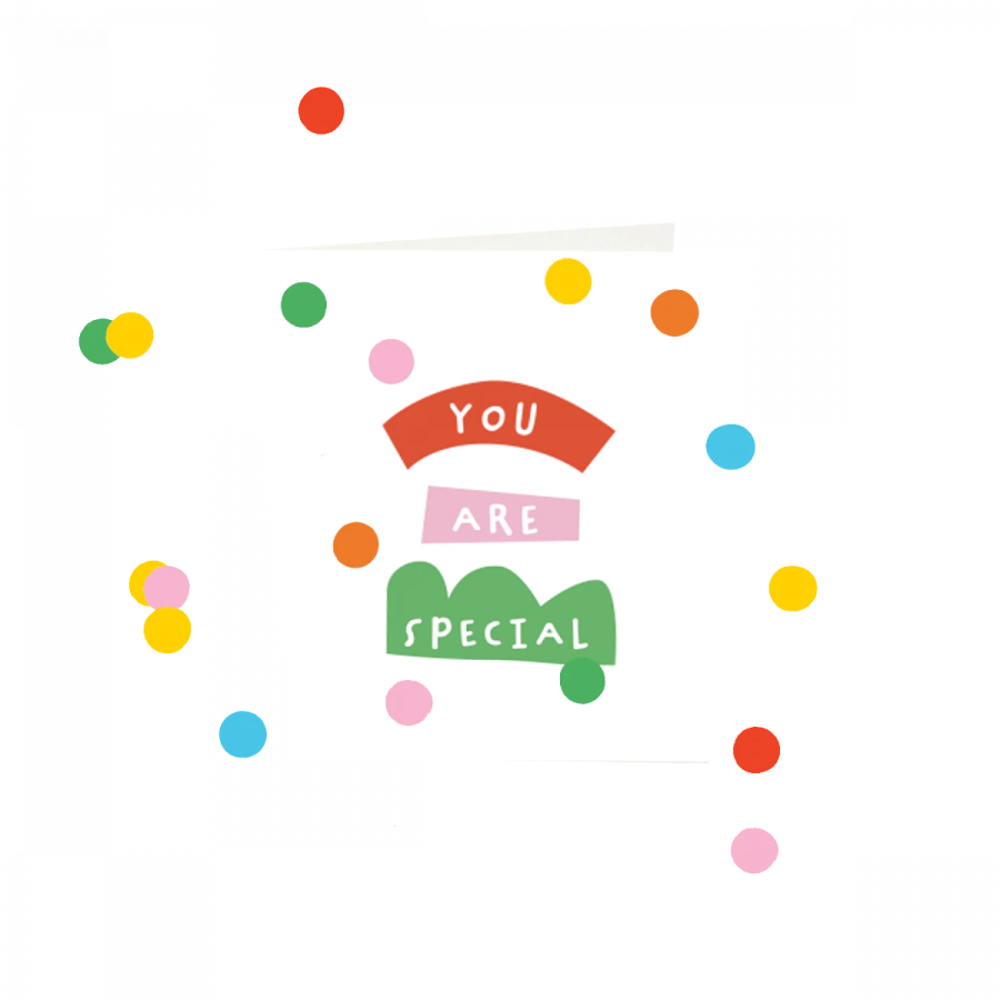 Confettikaart - You are special