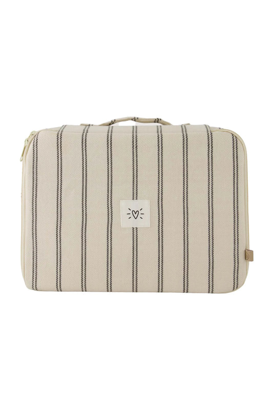 Zusss - Lunch koeltas strepen - Off white/Zand