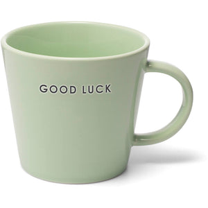 Cappuccino mug - Good luck groen