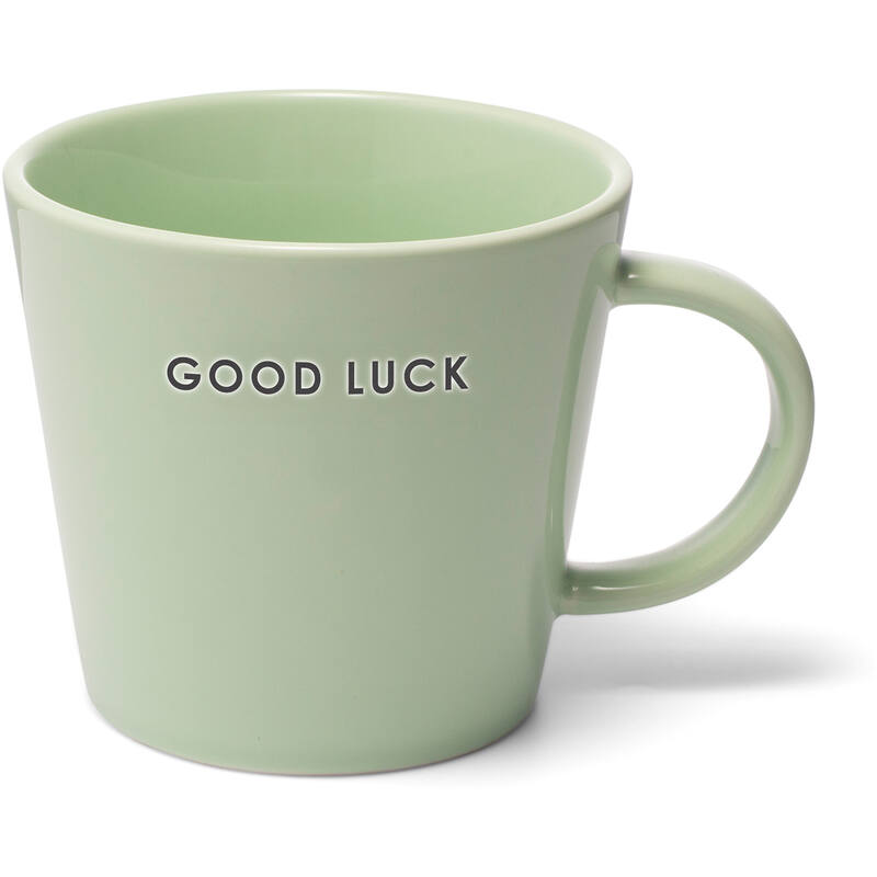 Cappuccino mug - Good luck groen