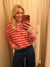 Afbeelding in Gallery-weergave laden, Vestje streep - Roze/rood
