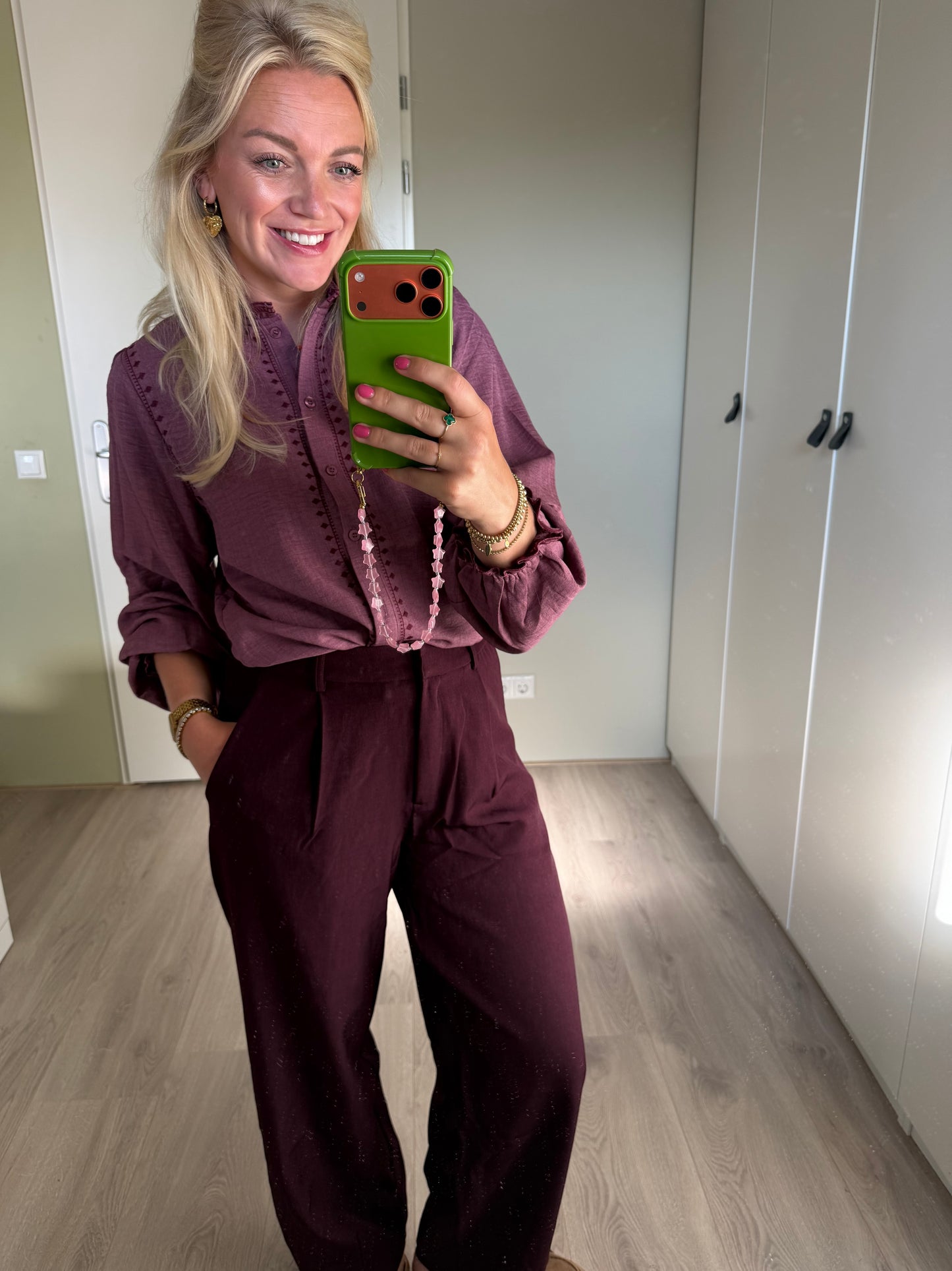 Ydence Blouse Hannah - Mauve