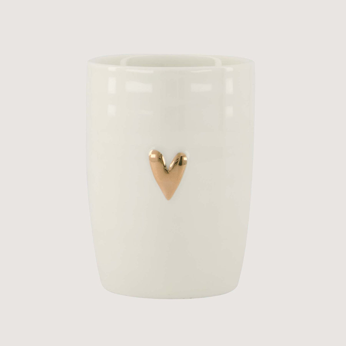 Zusss - Koffie mok hartje - Wit/Goud