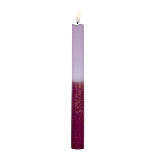 Led kaars - Burgundy Lumine