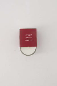 Zusss - Geurkaarsje hartjes - Wit/rood
