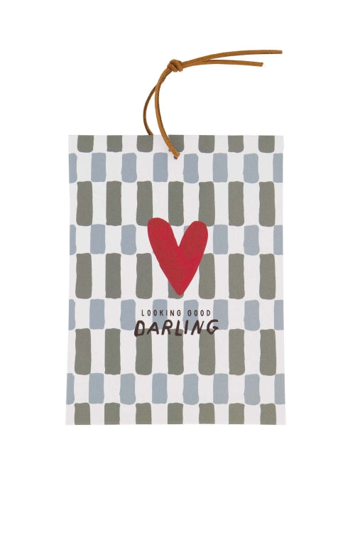 Zusss - Geurzakje hartje darling - Grijs/groen