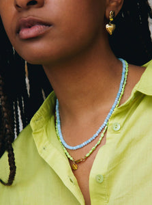 Bonnie Studio's - Necklace Roger baby blue