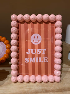 Smiley Fotolijst - Roze