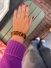 Afbeelding in Gallery-weergave laden, Armband kralen hartje - Panterprint
