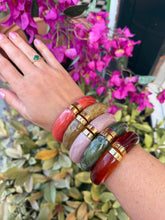 Afbeelding in Gallery-weergave laden, Bangle armband - Zalm/oranje
