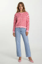Afbeelding in Gallery-weergave laden, Vestje streep - Roze/rood
