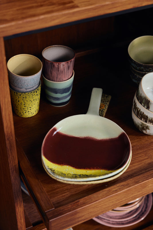Hkliving 70s ceramics - Platter Cherry