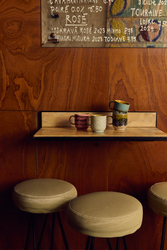 Hkliving 70s ceramics - Cafe cup, Bubble