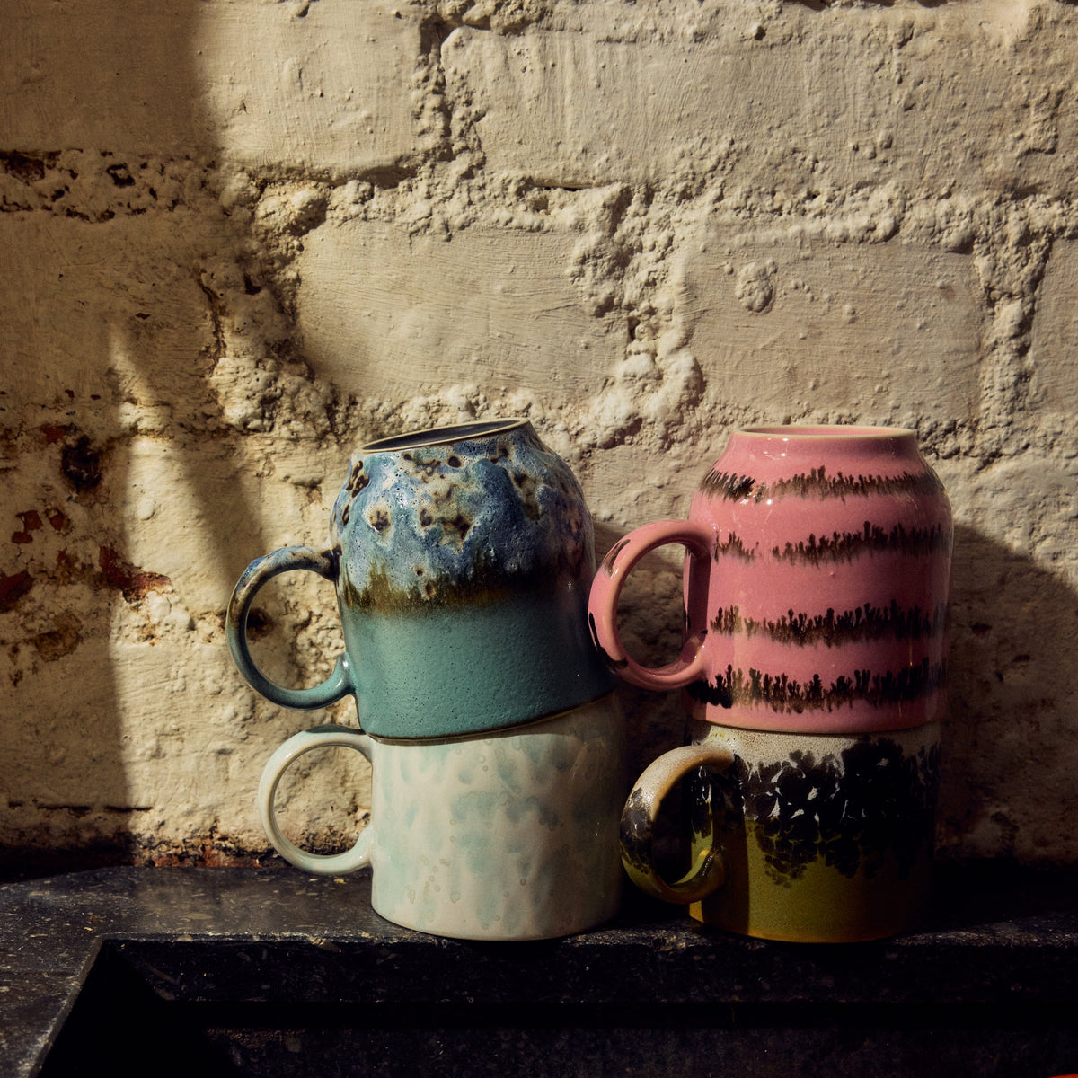 Hkliving 70s ceramics - Cafe mug, Birthstone