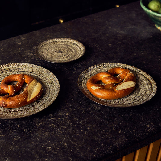 Hkliving 70s ceramics - Dinner plates Brew (set van 2)