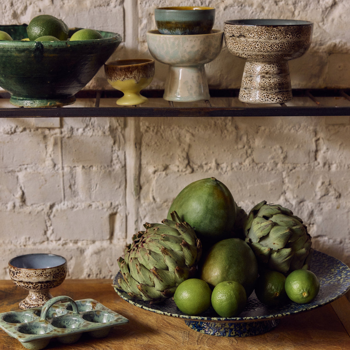 Hkliving 70s ceramics: Fruit tray - Noise