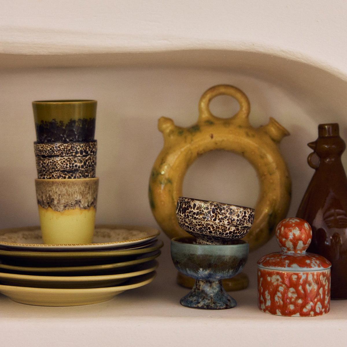 Hkliving 70s ceramics - XS Storage jar, Jello