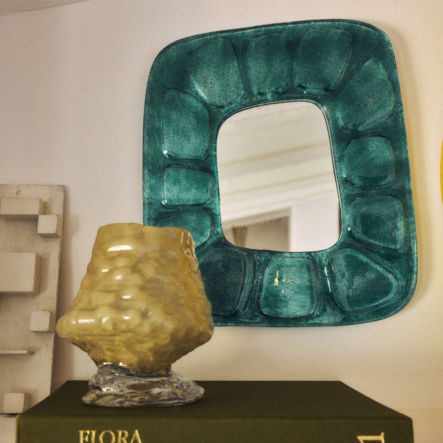 Hkliving Funky wall mirror - Teal
