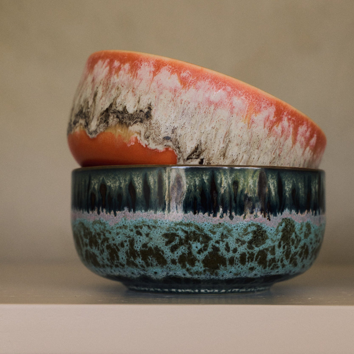 Hkliving 70s ceramics - Dessert bowl, Fierce