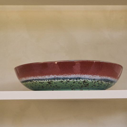 Hkliving 70s ceramics - Serving bowl Romance