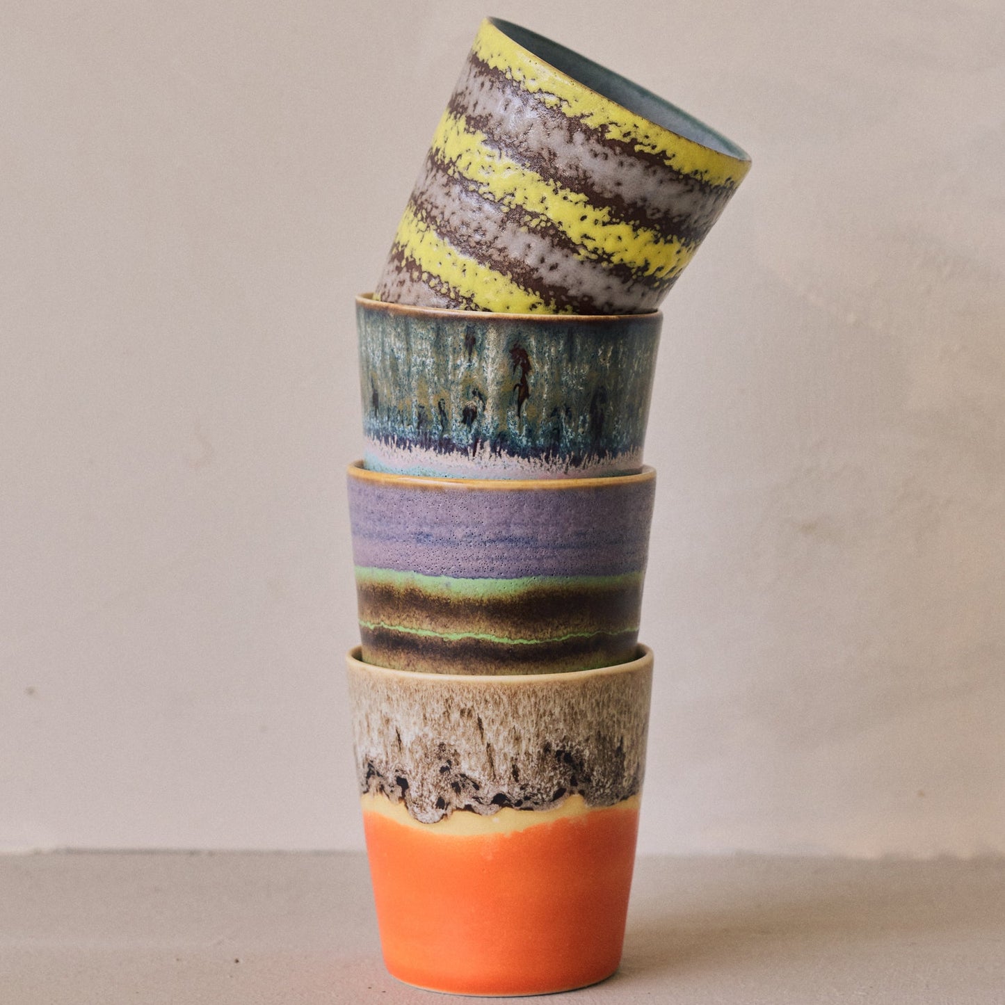 Hkliving 70s ceramics - Coffee mug, Layers
