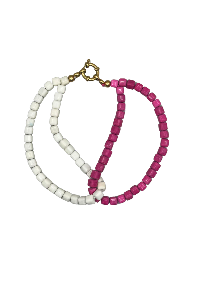 Bonnie Studio's - Double Pink Bracelet