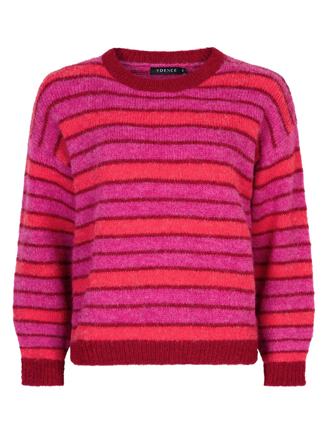 Ydence Knitted Sweater Aria - Fuchsia / red