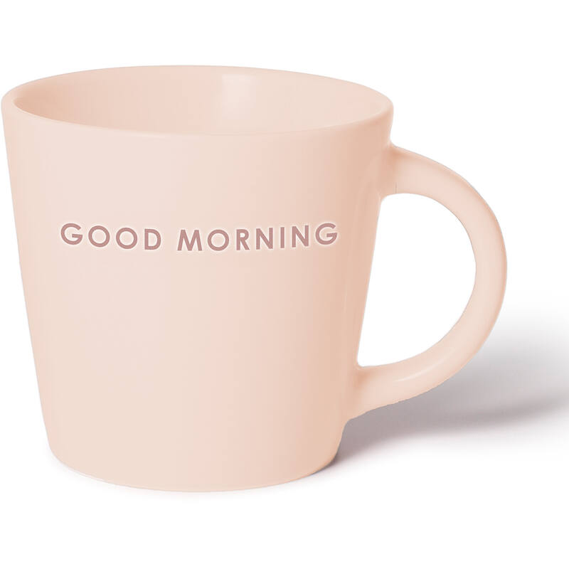 Cappuccino mug - Good morning beige