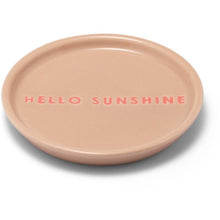 Afbeelding in Gallery-weergave laden, Petit four bordje HELLO SUNSHINE beige ø8,5 cm
