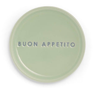 Petit four bordje BUON APPETITO lichtgroen ø8,5 cm