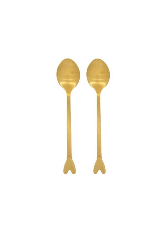 Zusss - lepeltjes set van 2 - Goud