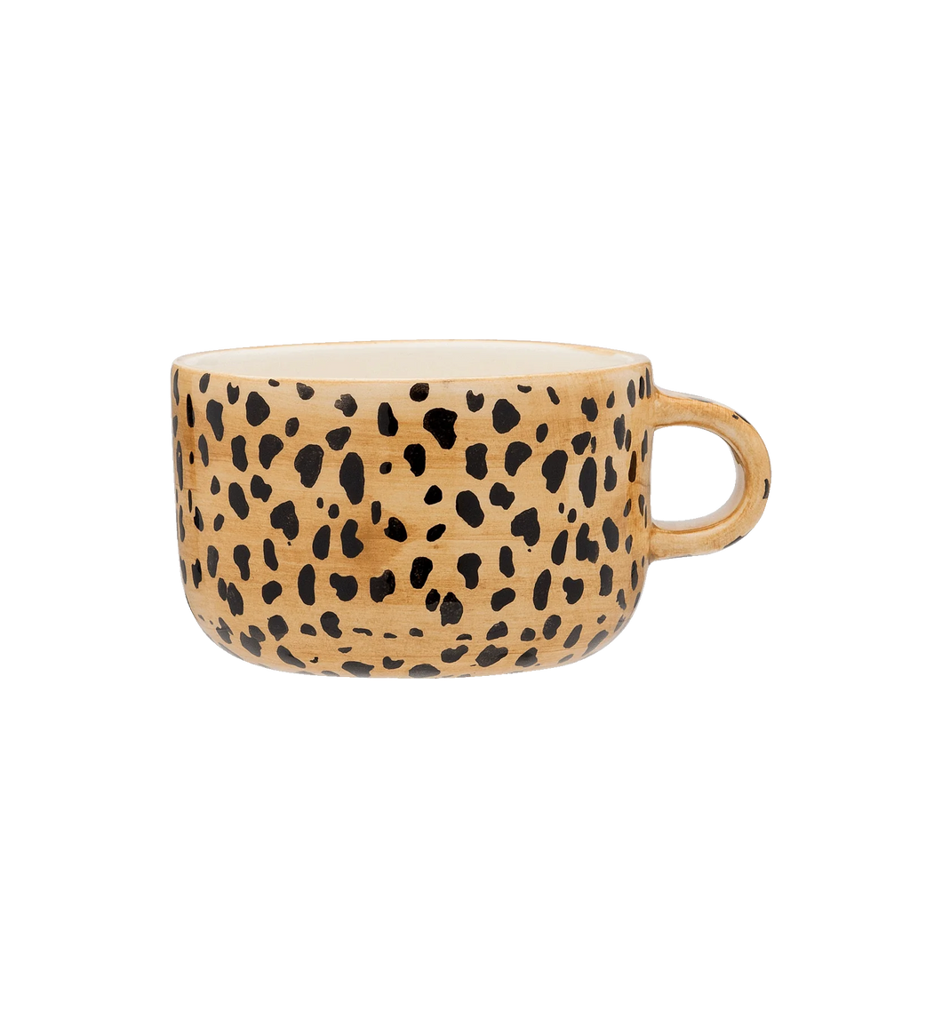 Anna + Nina - Leopard Cappuccino Mug